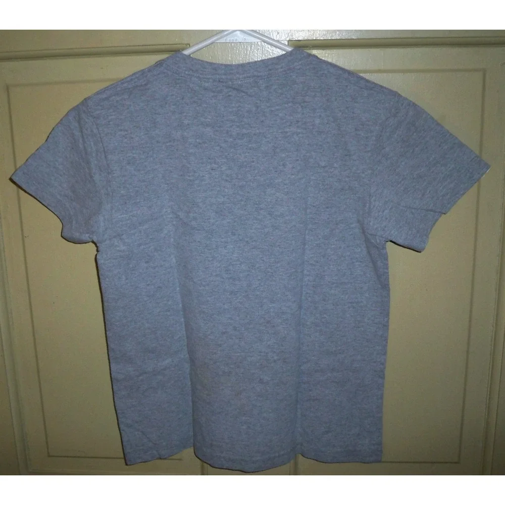 NCAA Indiana IU Hoosiers Kids T Shirt Small 6/7 Graphic‎ Basketball Gray